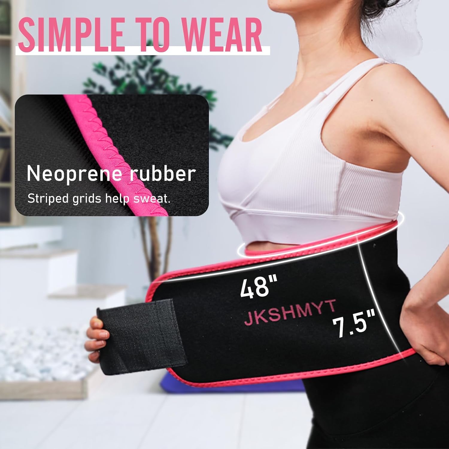 Weighted Hula Circle Hoops for Adults Weight Loss, Infinity Fitness Hoop plus Size 47 Inch, 24 Detachable Links, Exercise Hoop Suitable for Women and Beginners